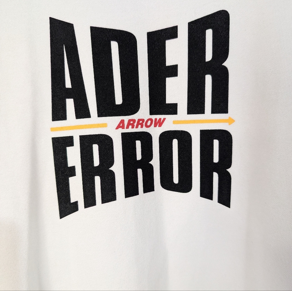 Ader Error Form Logo Sweatshirt Guc Size Oversize… - image 3